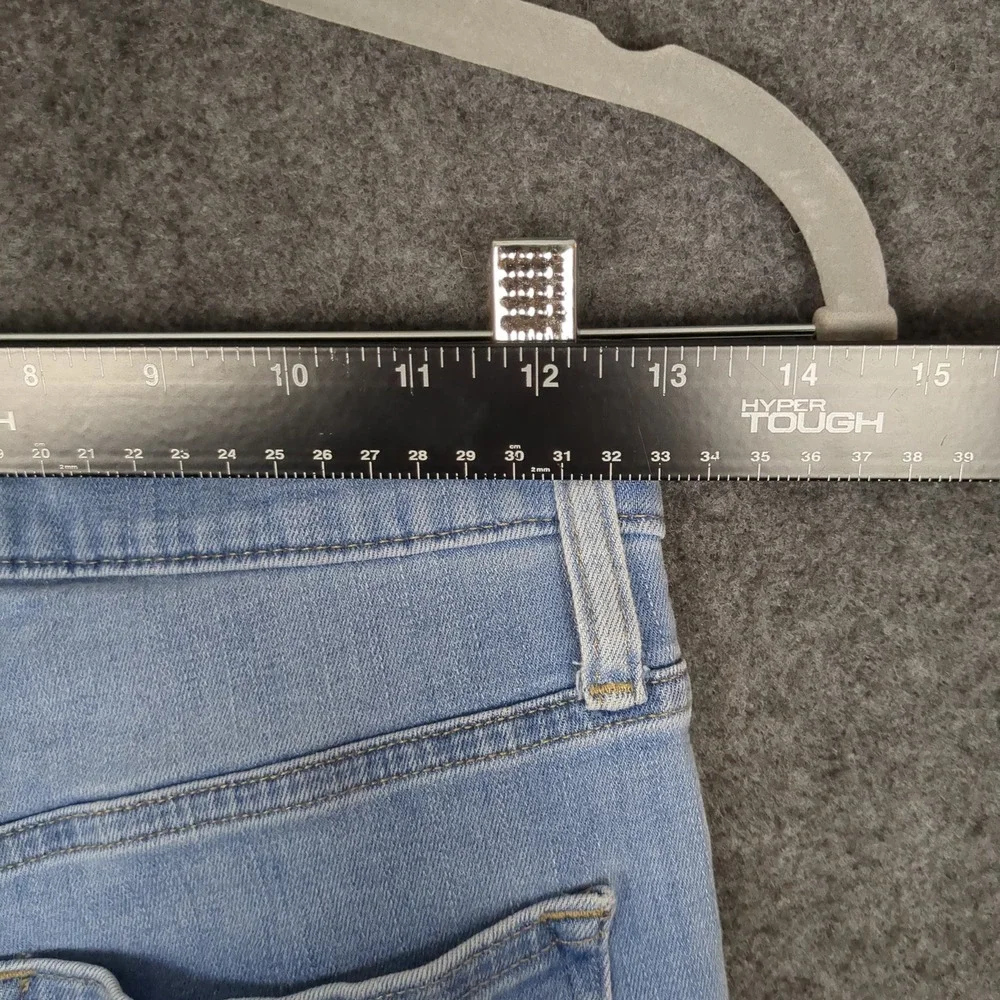 J.Crew Womens High Rise Skinny‎ Jeans Light Wash Button Fly Size 25 Blue Denim